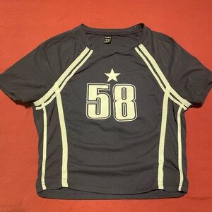 SHEIN Dark Blue Star 58 Tee